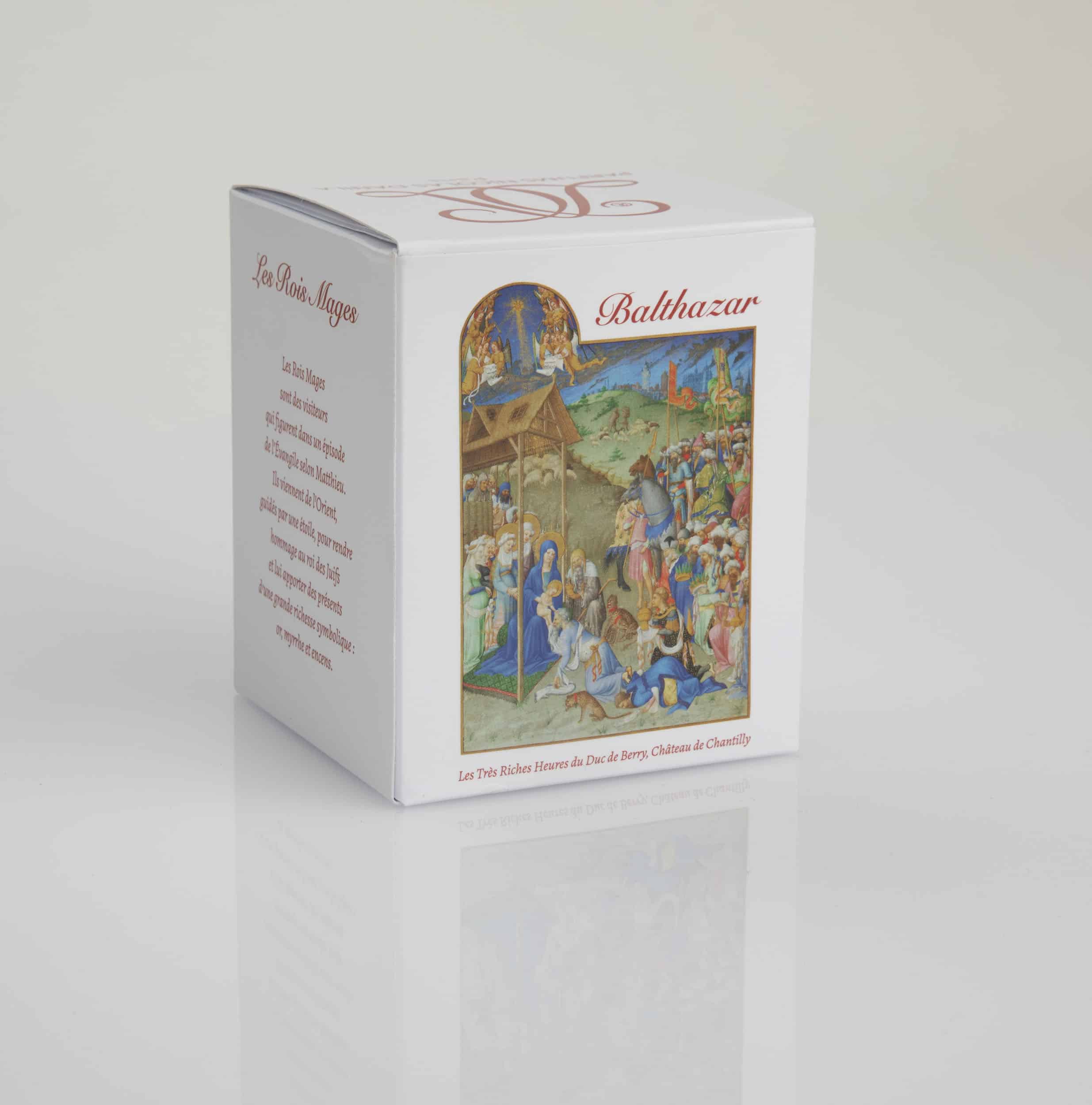 Bougie - Balthazar offre <br/>la myrrhe