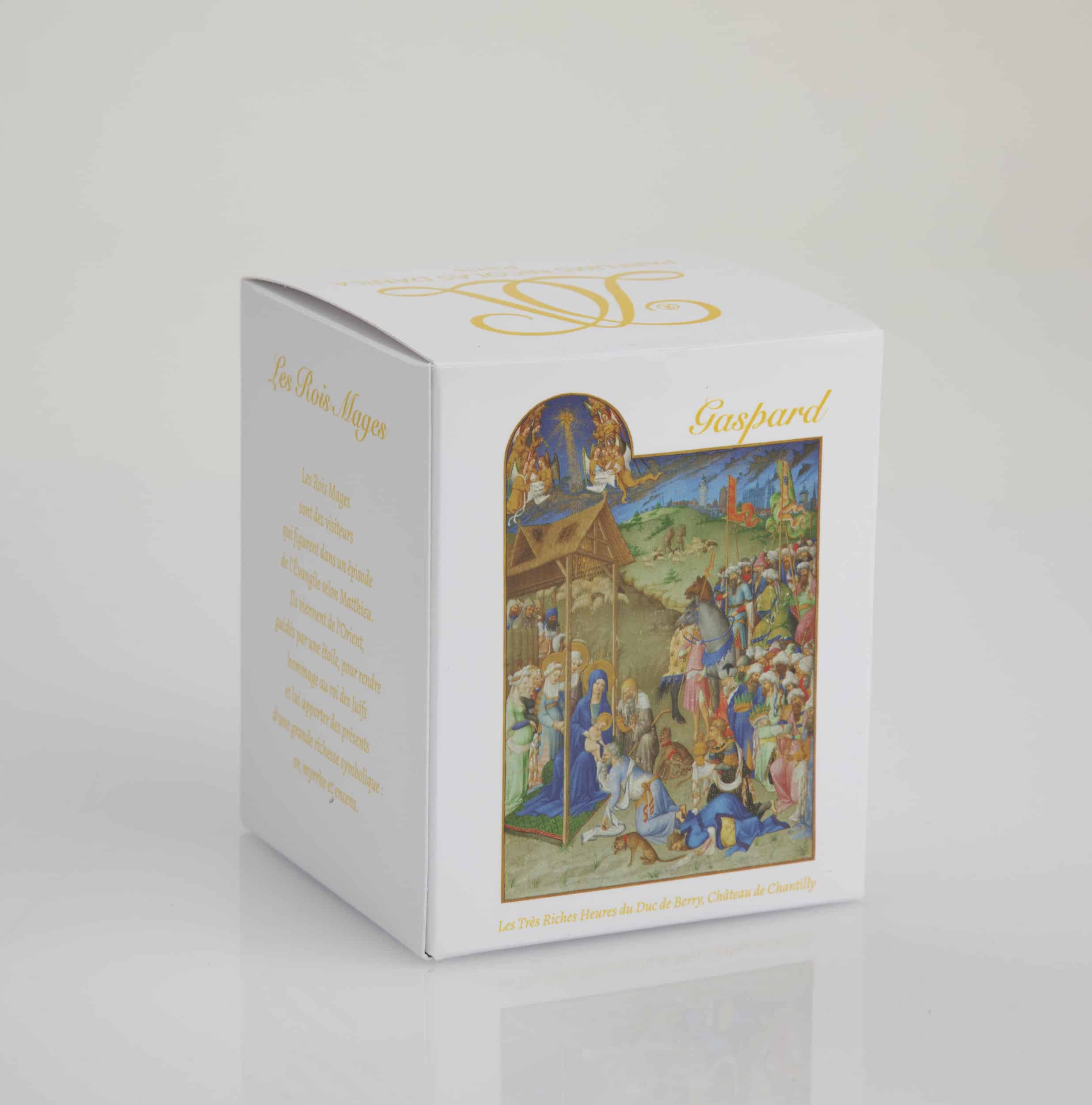 Bougie - Gaspard offre <br/>l’encens