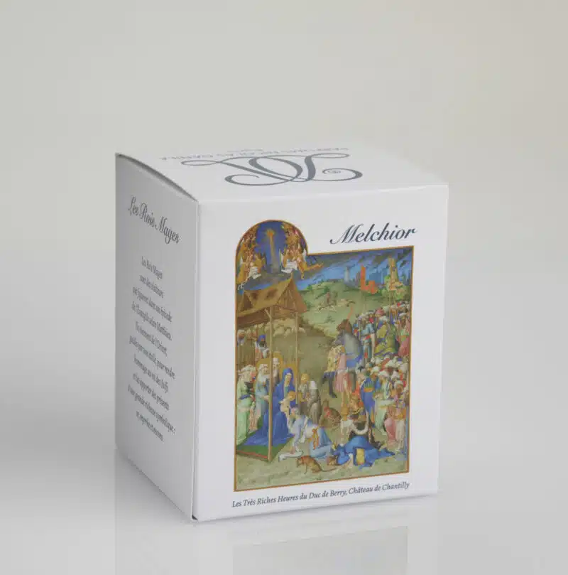 Bougie - Melchior offre <br/>l'or
